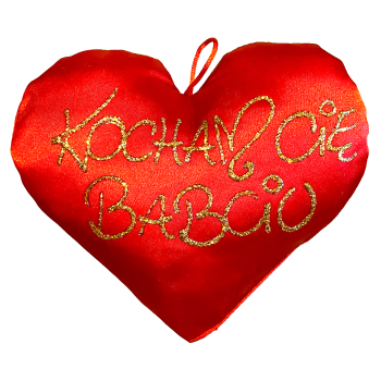 [Sm02] Poduszka serce małe KOCHAM CIĘ BABCIU